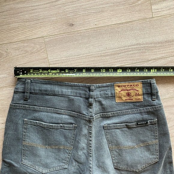 Vintage Buffalo Jeans David Bitton Driven Dyed Gray Men's Size 33x32 - Picture 14 of 15